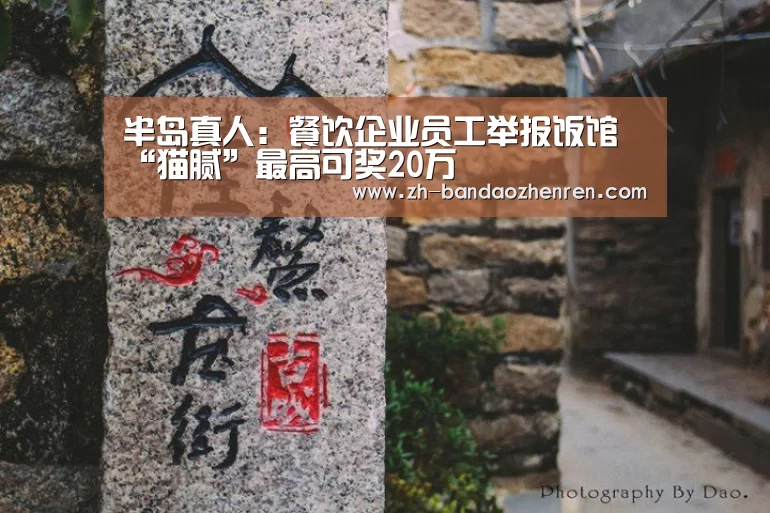 半岛真人:餐饮企业员工举报饭馆“猫腻”最高可奖20万(图2) 半岛真人