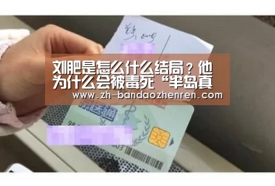 刘肥是怎么什么结局?他为什么会被毒死“半岛真人”(图3) 半岛真人